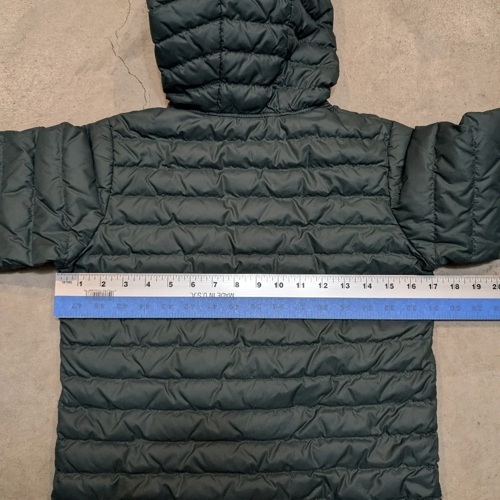 Mountain Hardwear Glen Alpine Down Hoodie Youth M Flaws Green